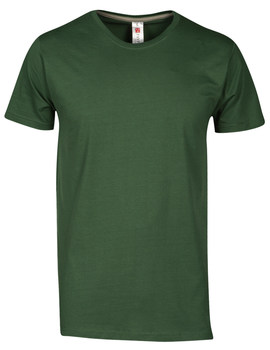 Camiseta SUNRISE VERDE de manga corta y cuello redondo 100 % algodón de 190 GR/MQ 