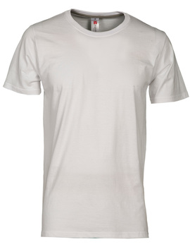 Camiseta SUNRISE BLANCA de manga corta y cuello redondo 100 % algodón de 190 GR/MQ 
