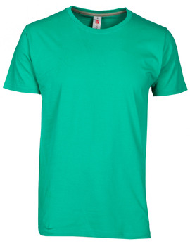 Camiseta básica SUNSET de manga corta color Verde Esmeralda
