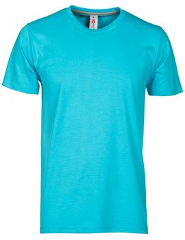 Camiseta básica SUNSET de manga corta color Azul Atolón