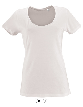 Camiseta METROPOLITAN Mujer Manga Corta Blanca