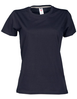 Camiseta básica SUNSET LADY de manga corta color Negro