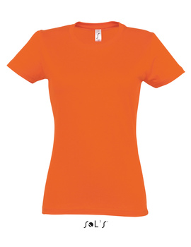 Camiseta Manga Corta IMPERIAL de mujer de color Naranja