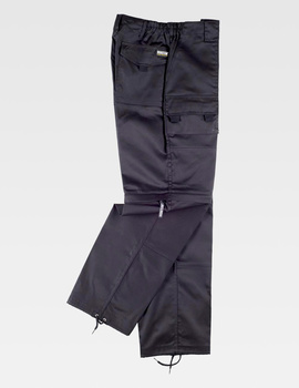 Pantalón Básico Desmontable B1420 color Negro