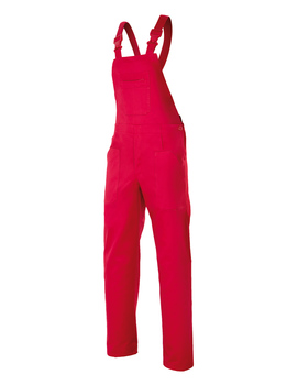 Pantalón con peto serie 290 color Rojo