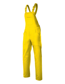 Pantalón con peto serie 290 color Amarillo