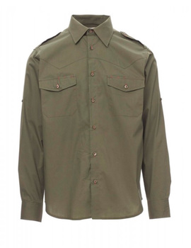 Camisa de Hombre de Manga Larga Trophy color Verde Militar