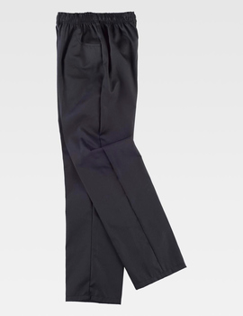 Pantalón Servicios Unisex con bolsillos B1427 color Negro