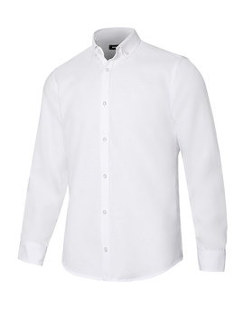 Camisa Oxford de manga larga 405004S color Blanco