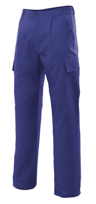 Pantalón trabajo 31601 azulina, multibolsillos y linea económica