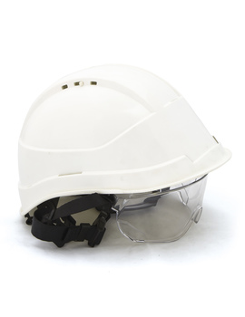 Casco de protección KARA con gafas incorporadas con o sin ventilación