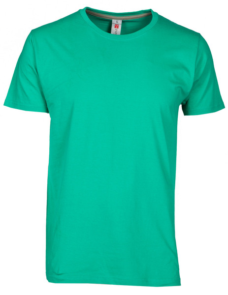 Camiseta básica SUNSET de manga corta color Verde Esmera