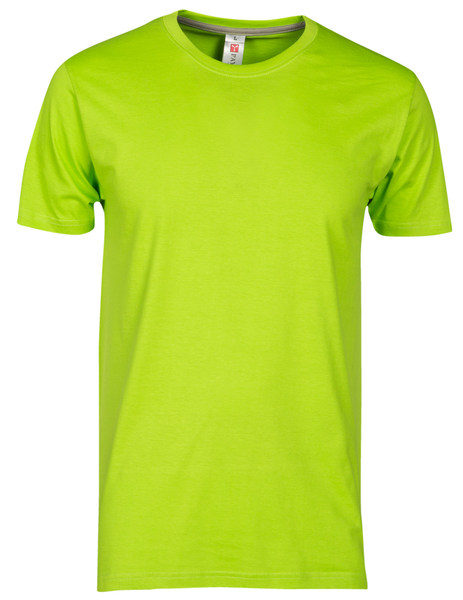 grado Floración Discriminación sexual Camiseta básica SUNSET de manga corta color Verde Ácido