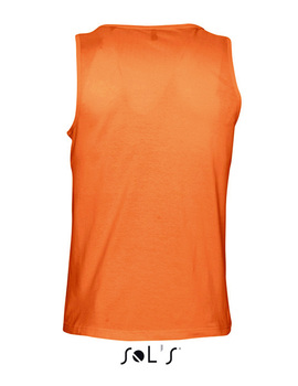 Camiseta Justin Hombre Sin Mangas Naranja