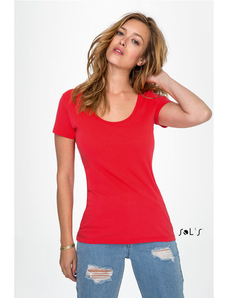 Camiseta METROPOLITAN Mujer Roja