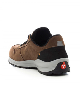 Zapato GET FORCE LOW S3 nobuck marrón flexible y ergonómico