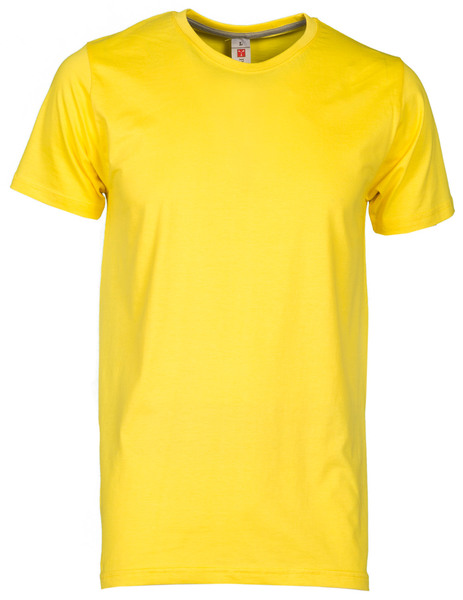 Camiseta básica SUNSET de manga corta color Amarillo