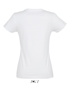 Camiseta Manga Corta IMPERIAL de mujer de color Blanco