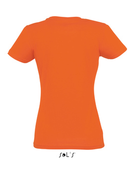 Camiseta Manga Corta IMPERIAL de mujer de color Naranja
