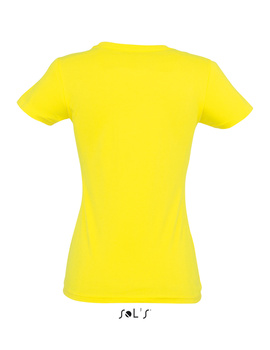 Camiseta Manga Corta IMPERIAL de mujer de color Amarillo Limón