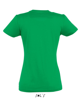 Camiseta Manga Corta IMPERIAL de mujer de color Verde Pradera