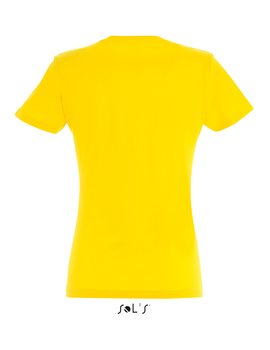 Camiseta Manga Corta IMPERIAL de mujer de color Amarillo Dorado