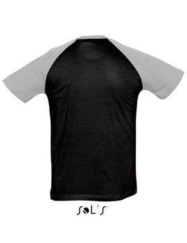 Camiseta Bicolor FUNKY de hombre Color Negro + Gris
