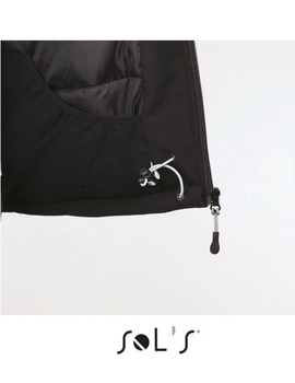 Chaqueta Softshell modelo ROCK acolchada color Negro