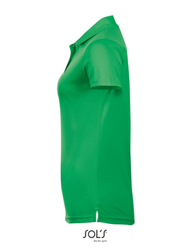 Polo técnico de mujer PERFORMER color Verde Pradera