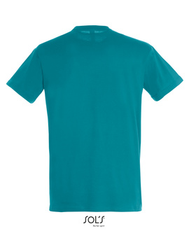 Camiseta básica cuello redondo de manga corta REGENT Azul Duck