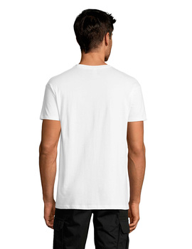 Camiseta básica cuello redondo de manga corta REGENT color Blanco