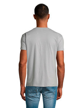 Camiseta básica cuello redondo de manga corta REGENT color Gris Puro