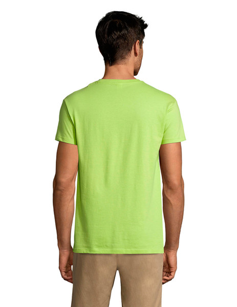 Camisa Hombre Manga Corta Basico Color Verde Moft